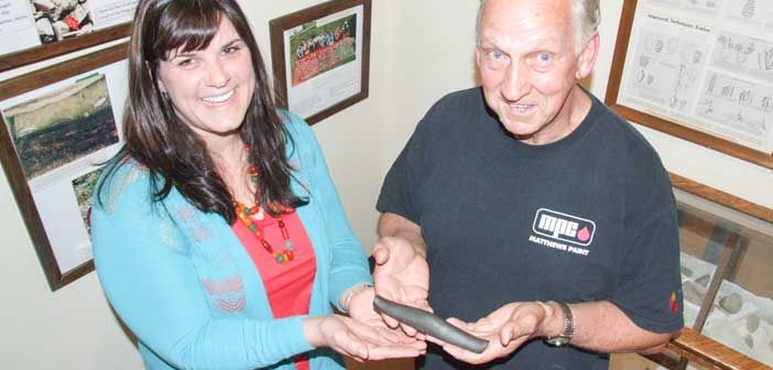Pre-contact amulet finds home at Sheg museum