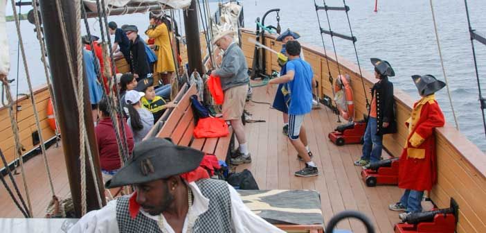 Sea Cadets enjoy the high seas aboard a real life pirate ship