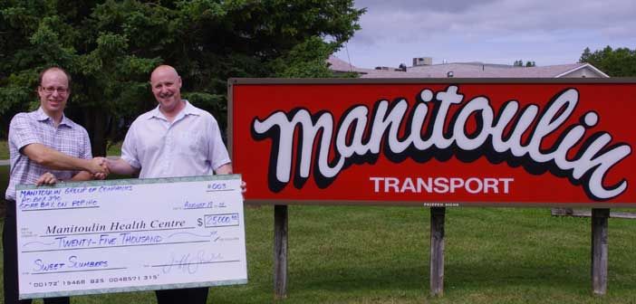 Manitoulin Transport Donates $25K to MHC Sweet Slumbers campaign