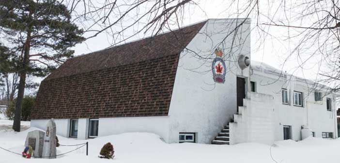 Little Current Royal Canadian Legion at crossroads