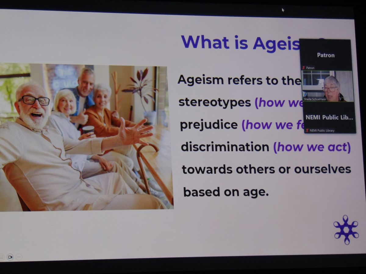 NEMI Public Library hosts program/ Ageism and the Risks for Seniors