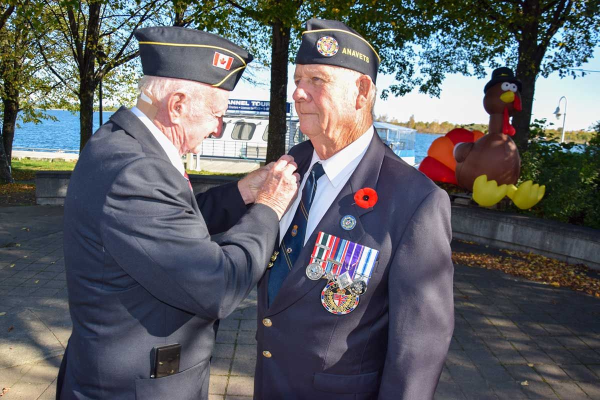Little Current’s Gary Trimmer presented with ANAVETs award