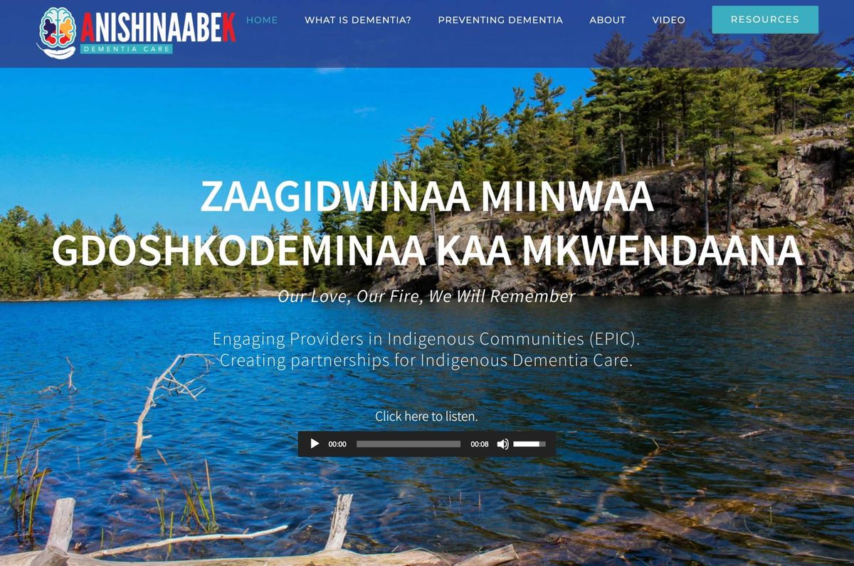 Indigenous dementia care website locally launched