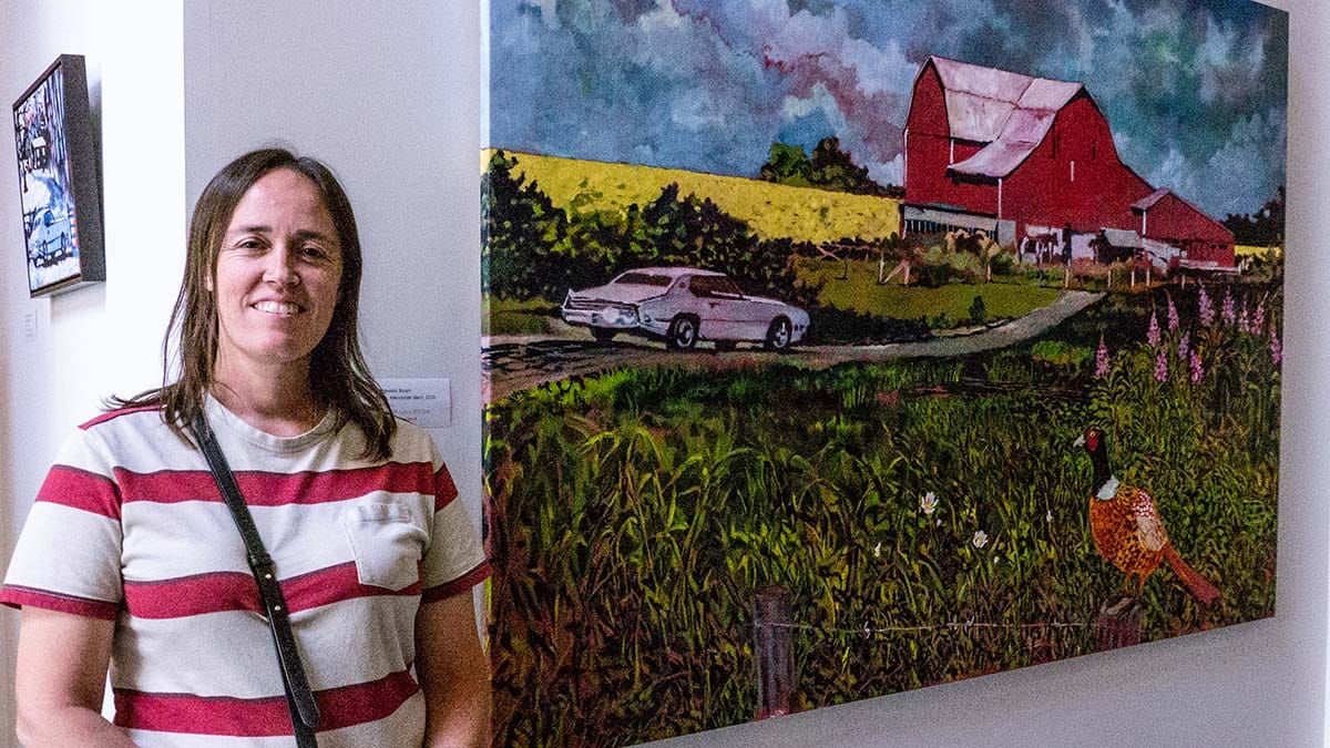 Anong Migwans Beam: Exhibition of dazzling work  features artist’s own handmade paints on now at OCF