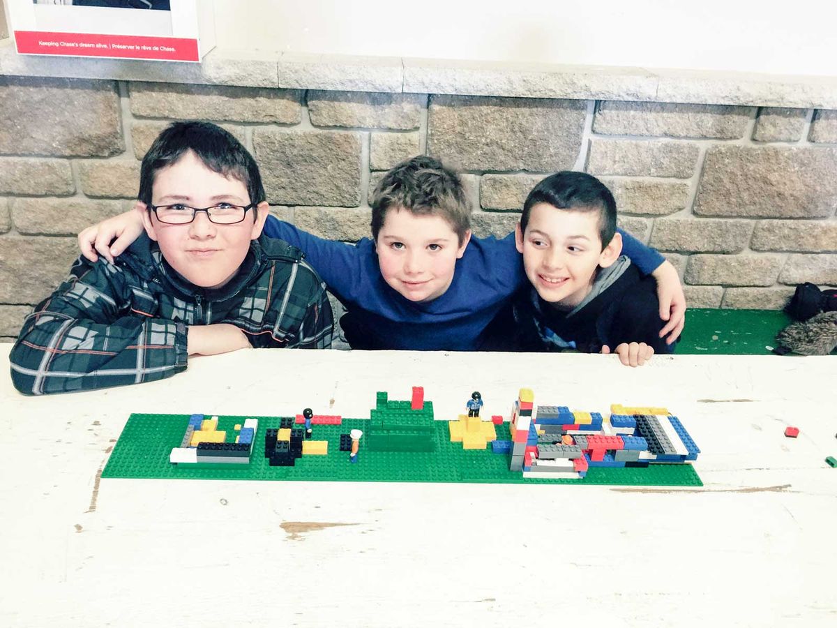 Having March Break fun Assiginack style