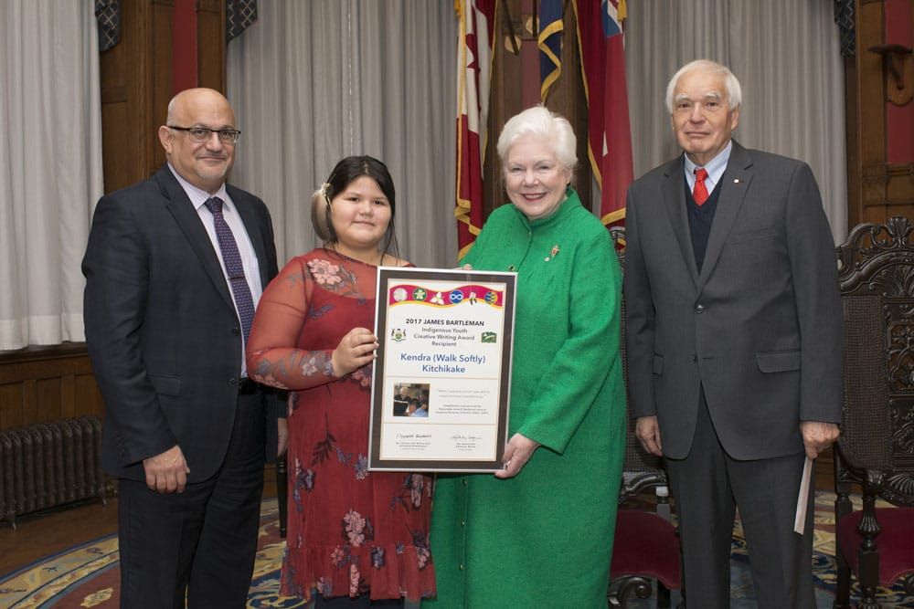Wiky youth wins Bartleman writing award