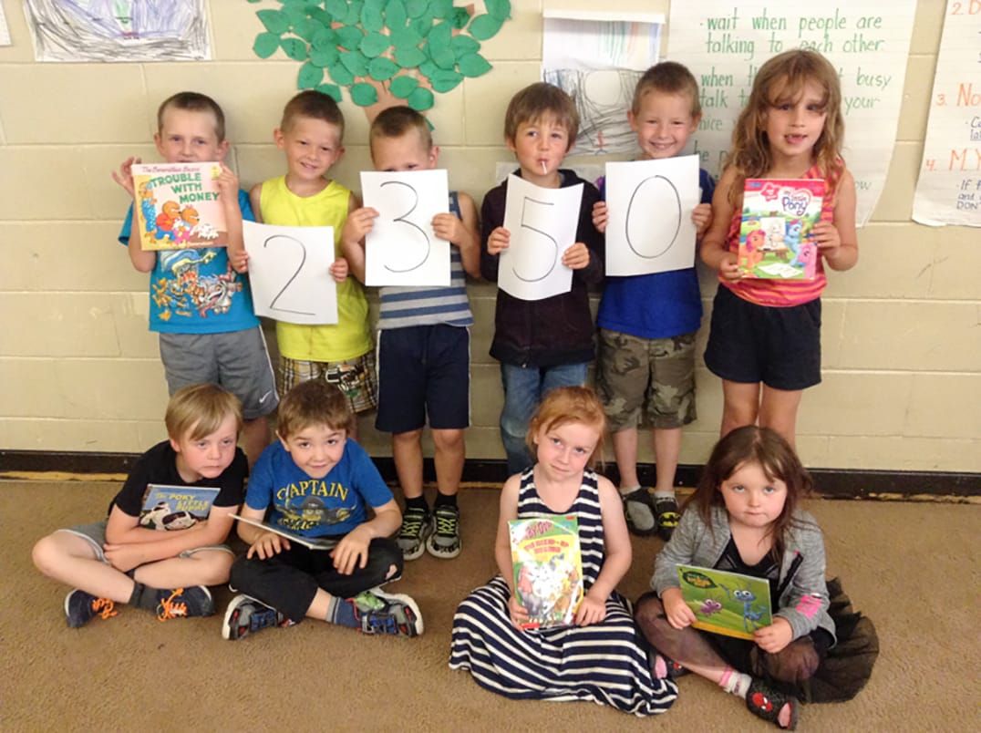 Young students prolific at reading books