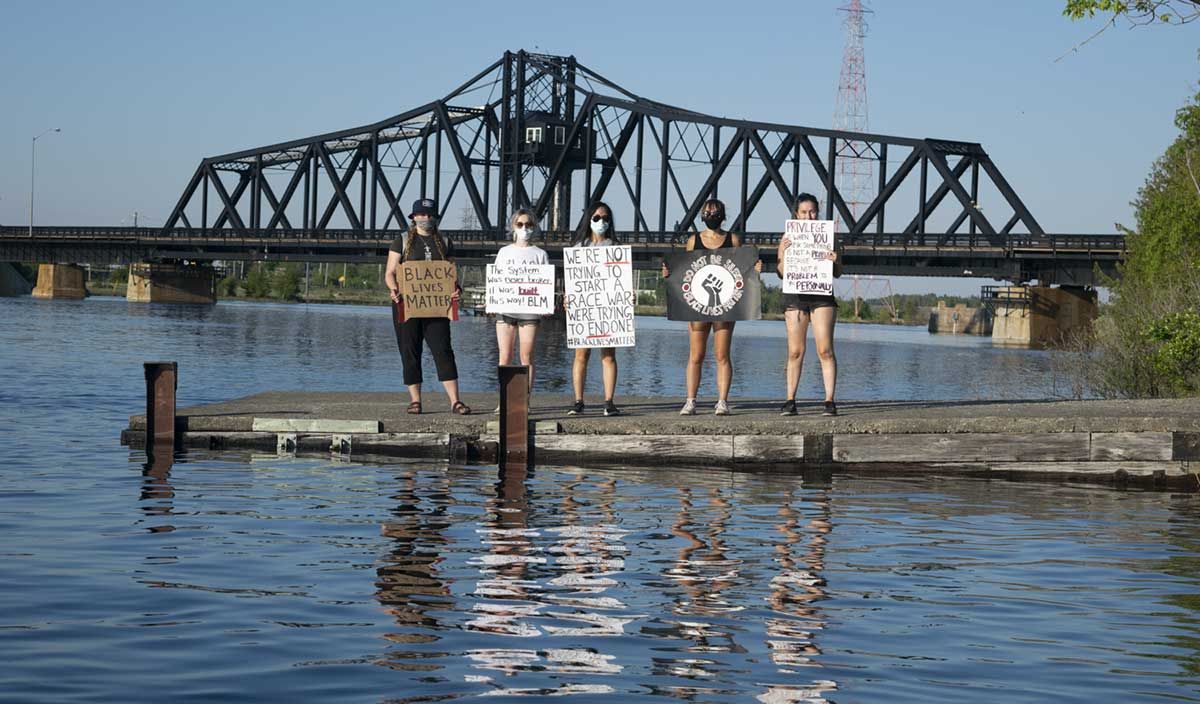 Largely youthful rally for BLM airs social concerns
