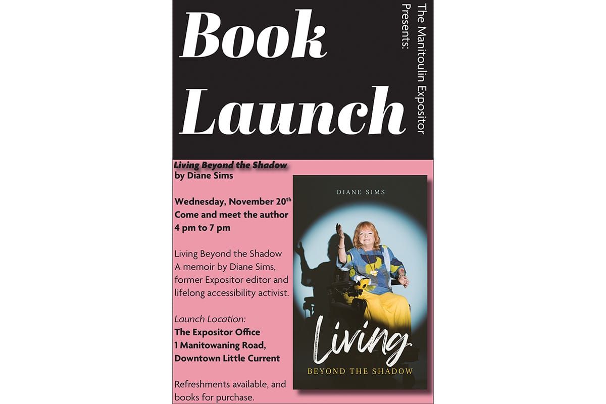 Expositor Office will host Northern launch of memoir by former editor Diane Sims