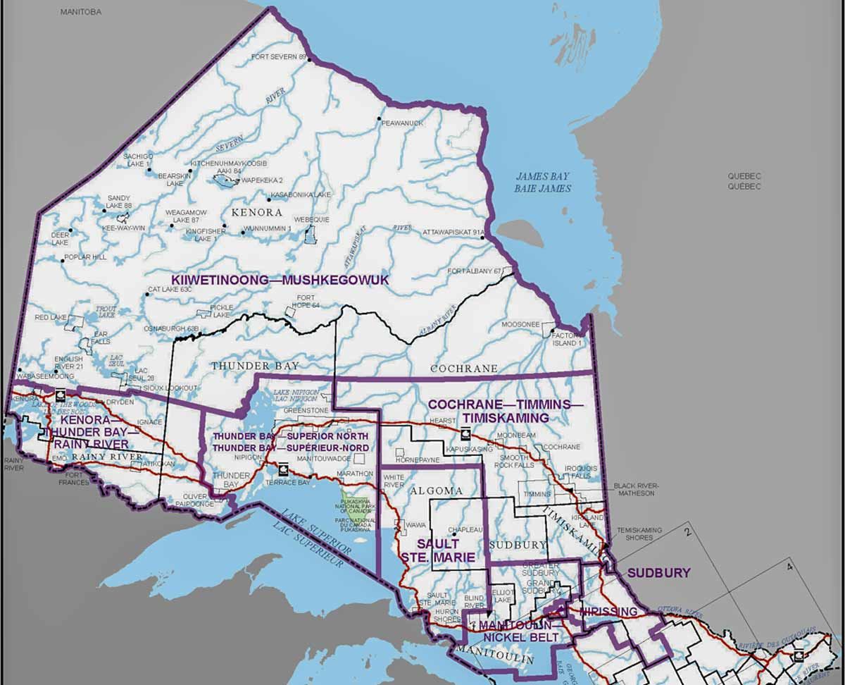 New federal riding boundaries would pair Manitoulin, Nickel Belt in new, smaller footprint