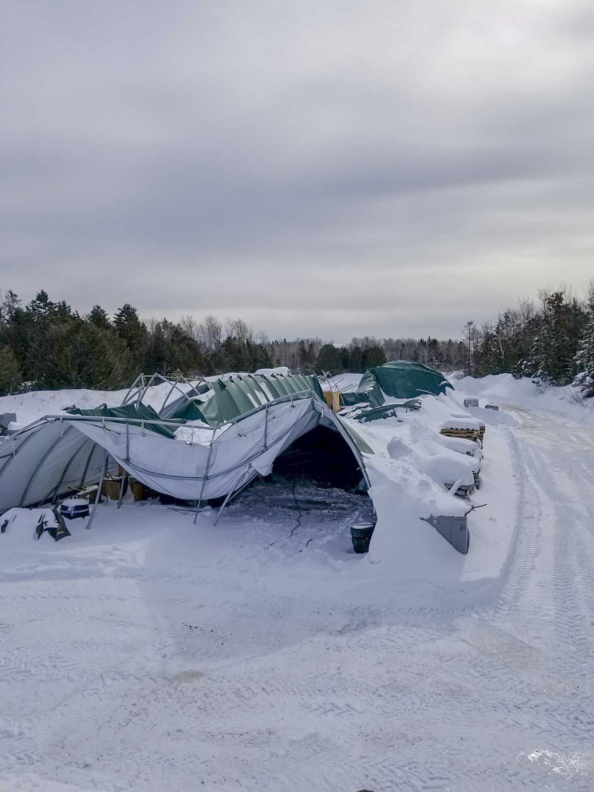 Buildings collapse due to heavy snow, ice at Evansville business