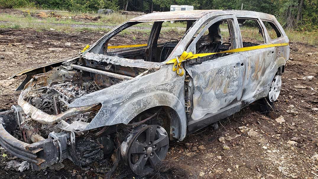 Public assistance requested with relation to vehicle fire