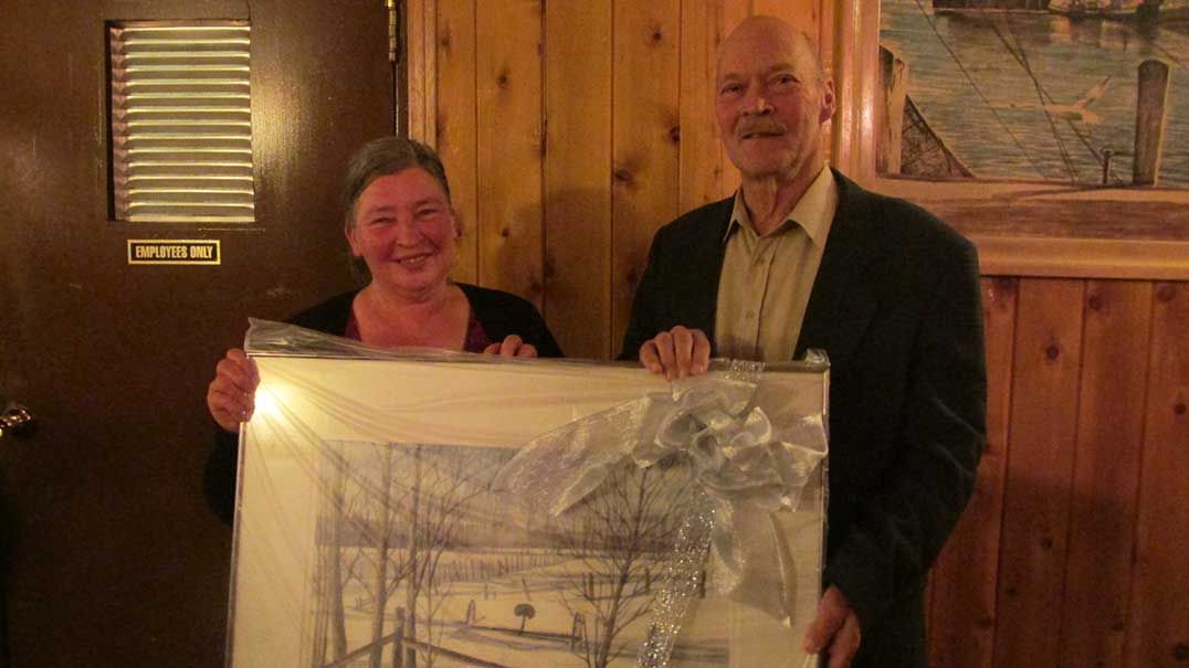 Retired Burpee-Mills clerk assistant recognized for efforts at township employee appreciation dinner