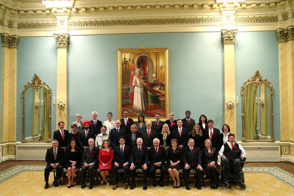 Historic cabinet features gender parity and “the face of Canada”