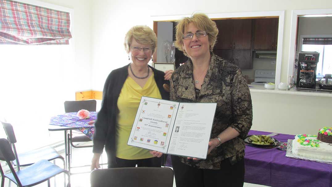 Campbell Horticultural Society  celebrates 90th anniversary in grand style