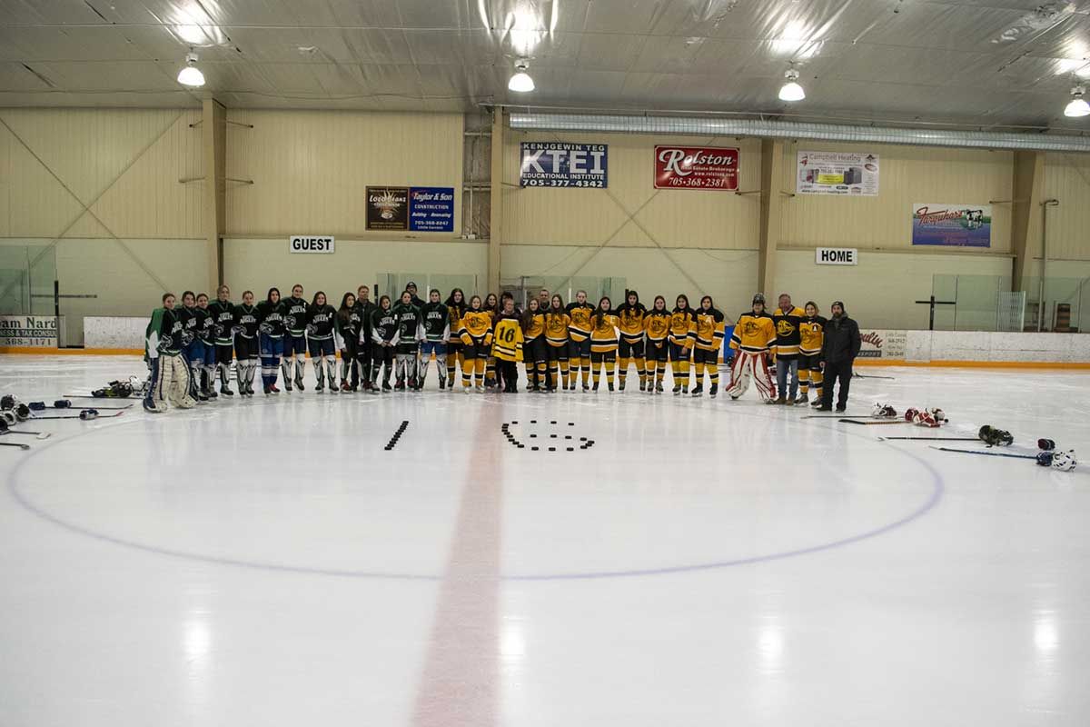 Cassandra Cristo honoured at Mustangs hockey fundraiser