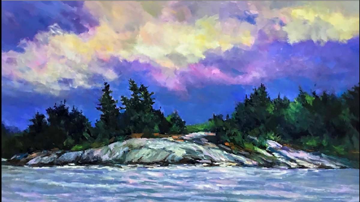 Spirit Island, paintings from artist Cathy Boyd, opens July 9 at Perivale Gallery