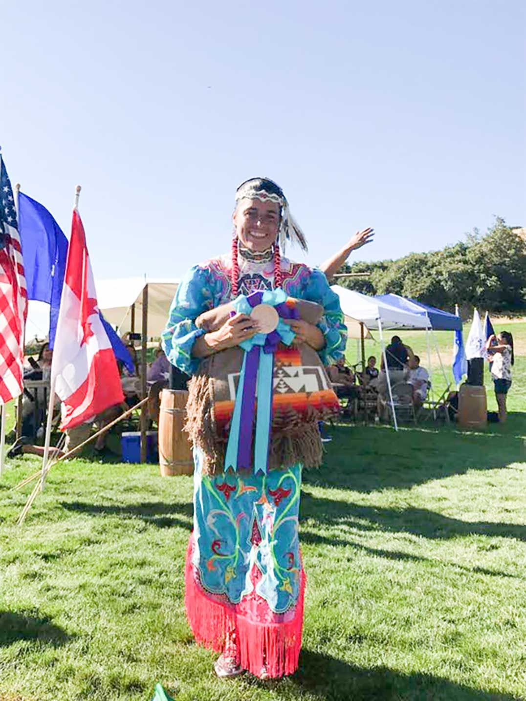 Local hoop dancer takes first place in first ever  all-female US competition