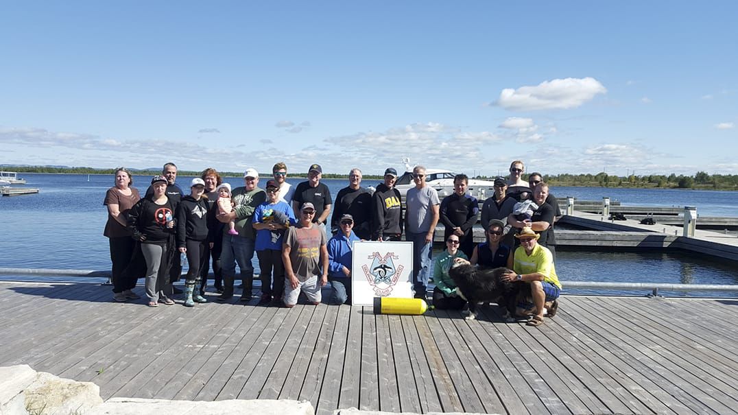 Sudbury Dolphin Aquatic Club holds fourth annual Little Current Big Clean-Up dive