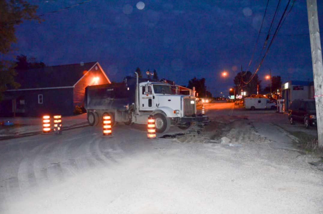 Mindemoya road closures should be complete this week