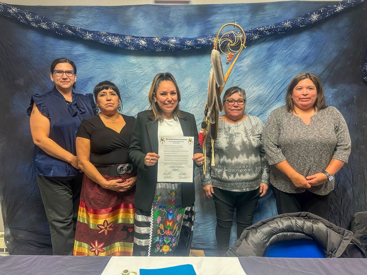 New council sworn in at Sheshegwaning First Nation on December 11