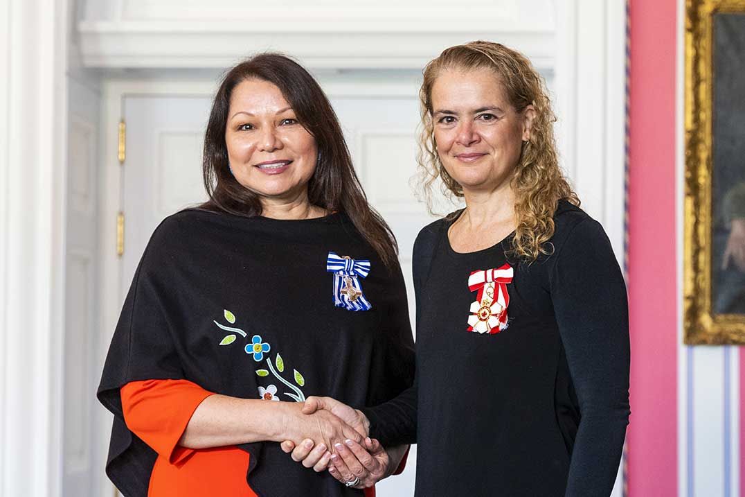 Dawn Madahbee Leach honoured by Governor General Julie Payette