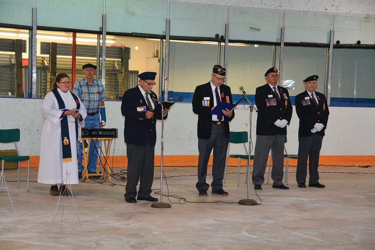 Manitoulin Island observes Decoration Day at the Manitoulin Cenotaph