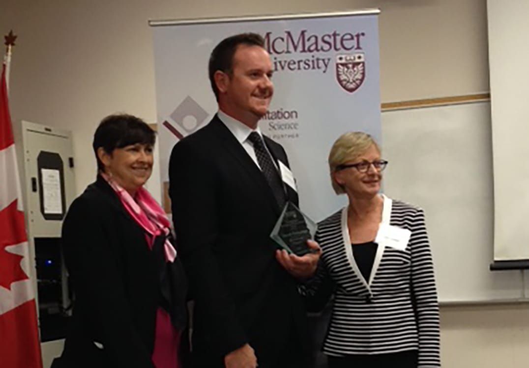 Derek Debassige honoured as a McMaster distinguished alumni