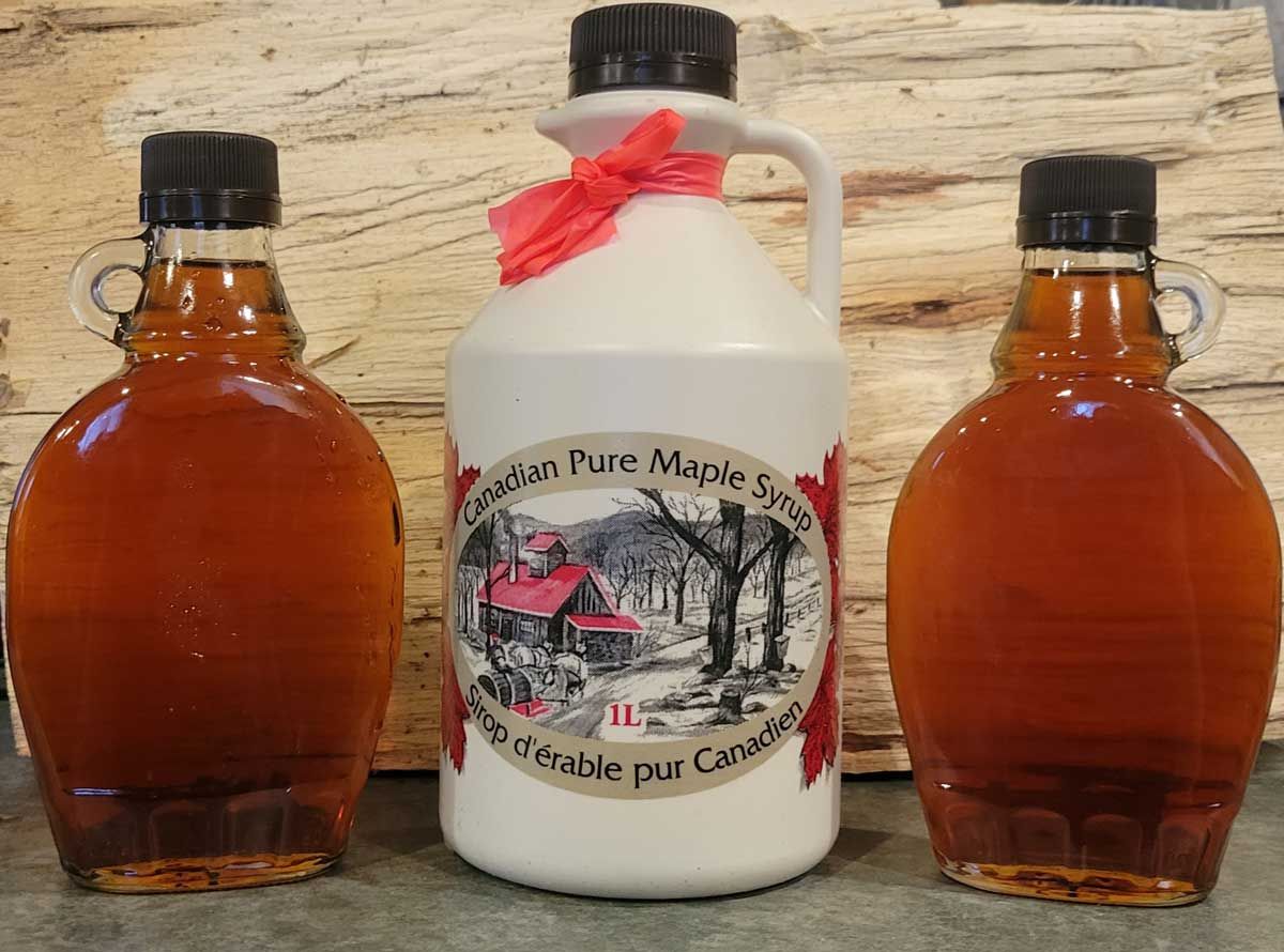 The famous first litre of syrup