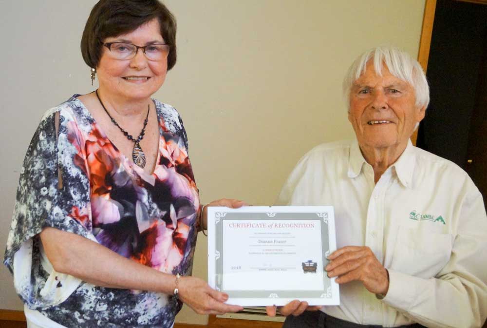 Billings’ Senior of the Year Dianne Fraser recognized