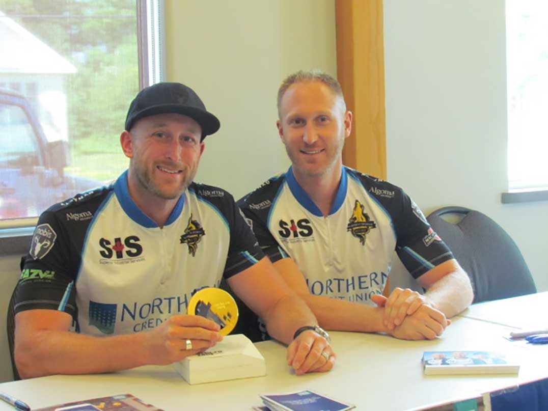 Brad Jacobs Rink takes part in Digital Days at Northern Credit Union