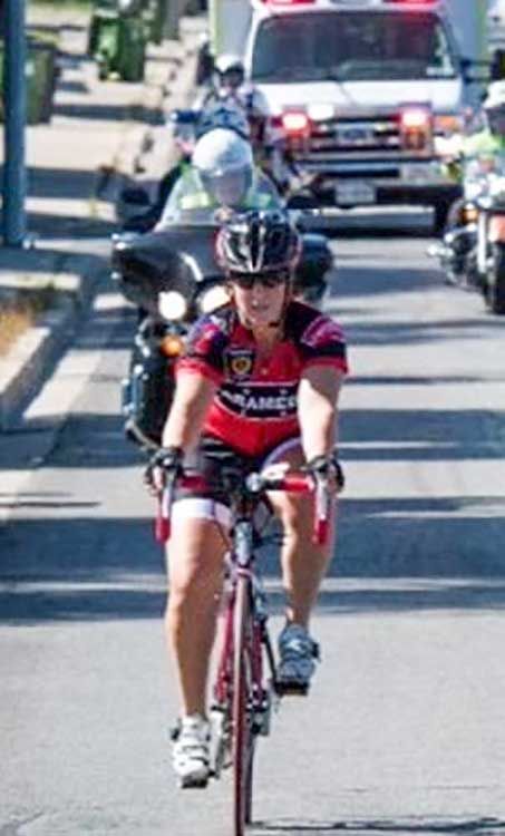 Manitoulin-Sudbury DSB paramedic peddles her way for a cause