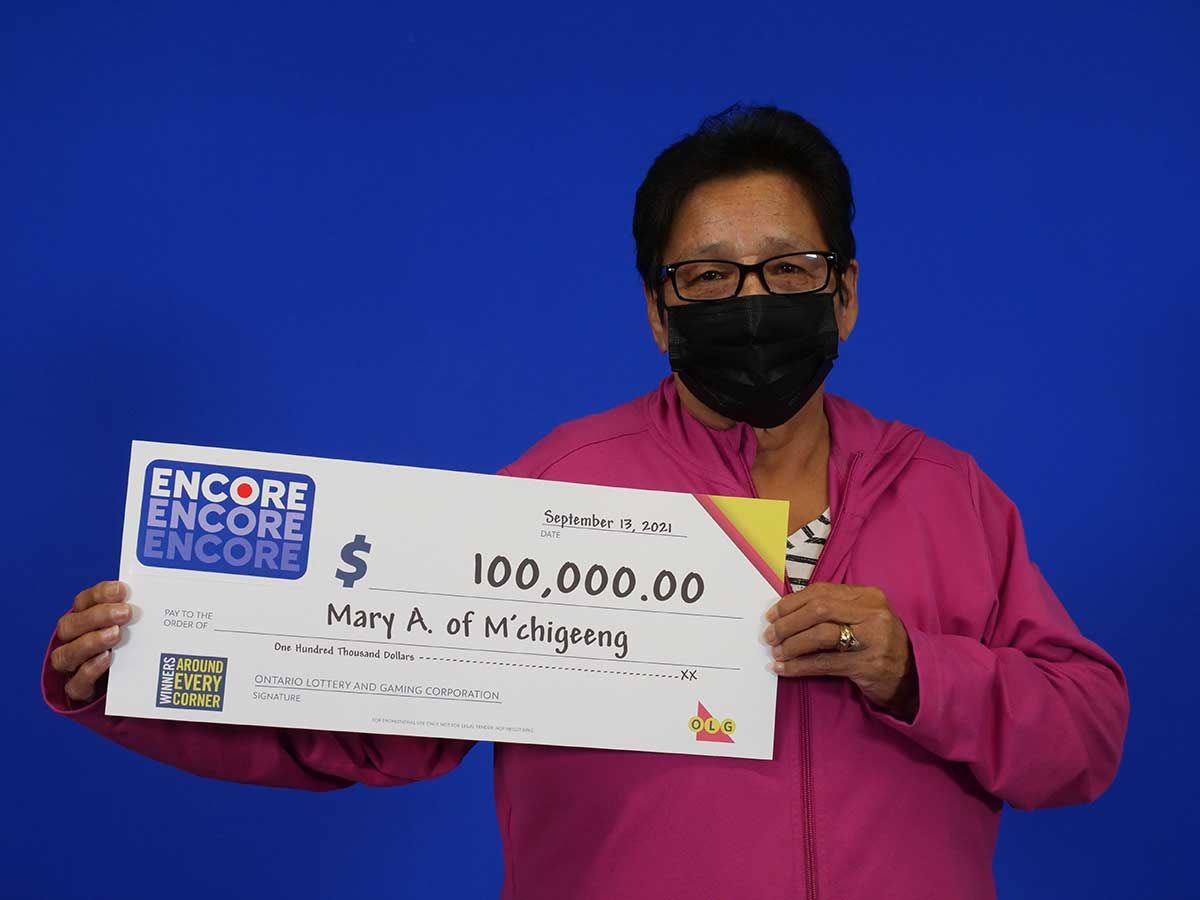 $1 turns into $100,000: M’Chigeeng resident celebrates $100,000 Encore win