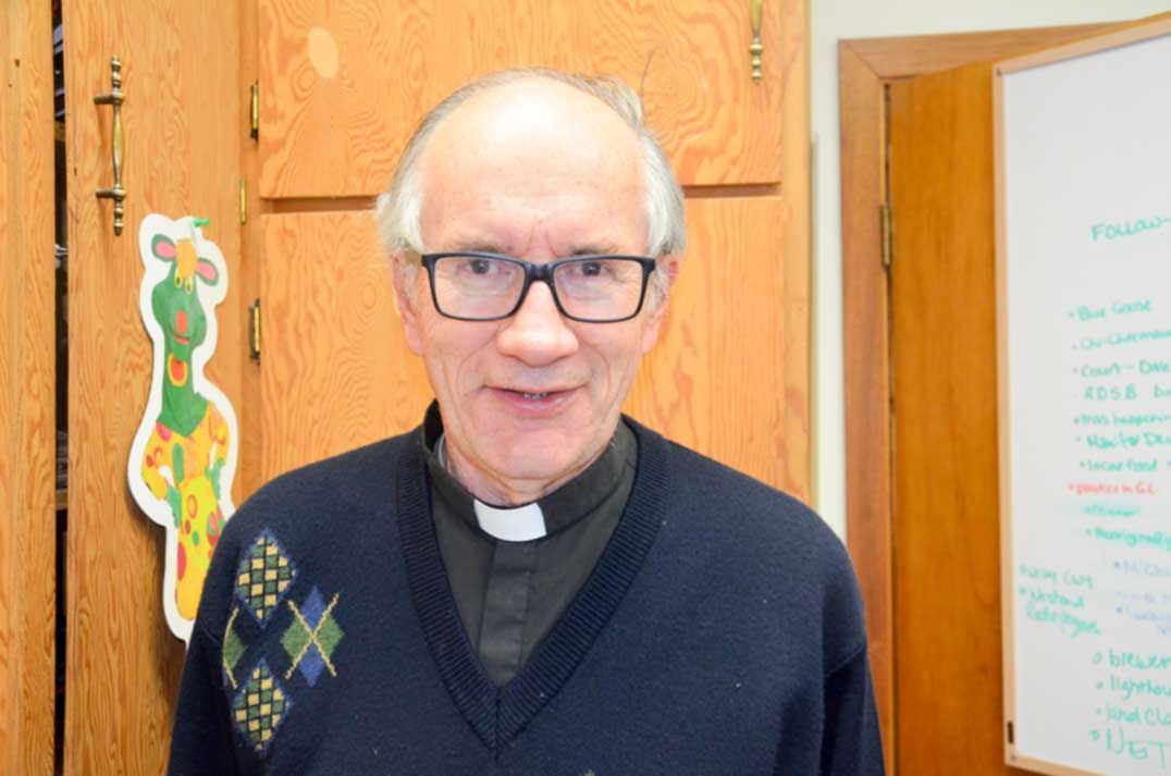 Father Tony Baranowski S.J. enjoys serving Manitoulin