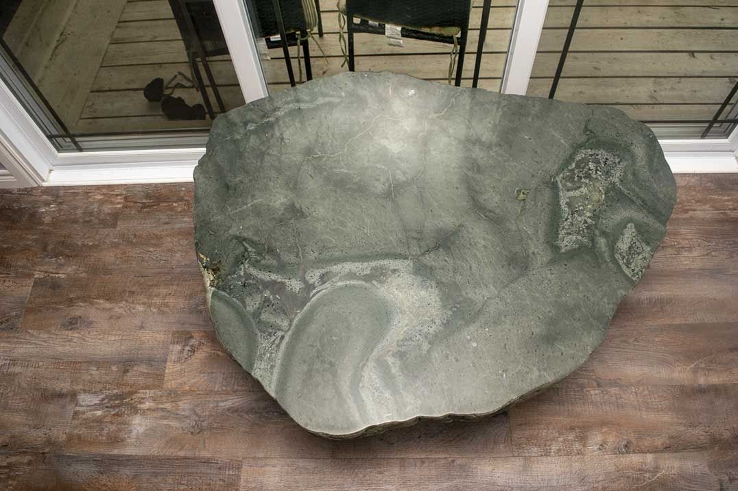 Rare pillow basalt table will be raffled off in a Manitoulin Streams fundraiser