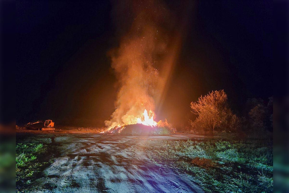 Quick actions by fire department keep Gore Bay bush from catching fire