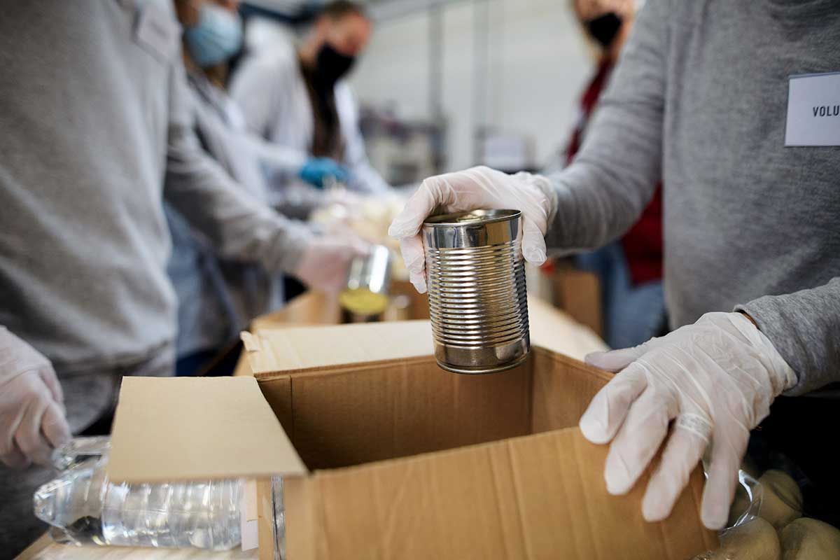 Food bank use has risen significantly throughout the COVID-19 pandemic
