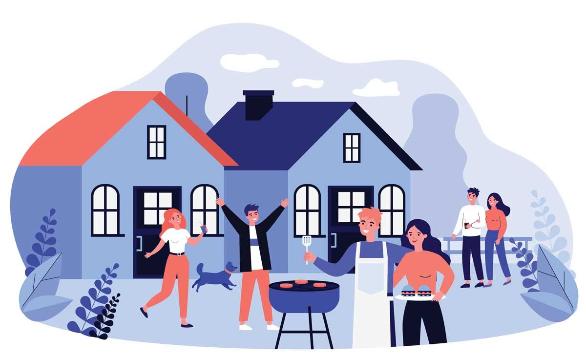 Friends and Neighbours