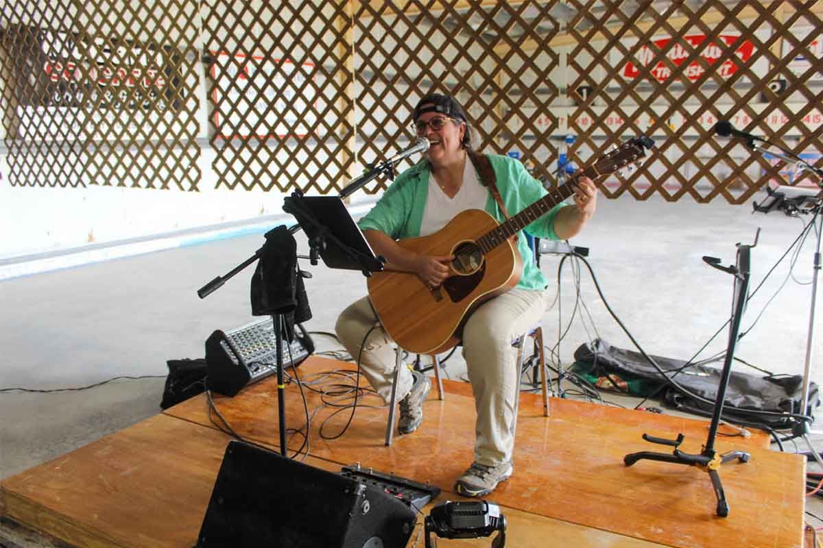 Playing for ice!