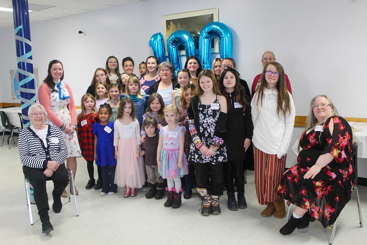 1st Western Manitoulin SBGPR celebrate the 100th Girl Guides and Girls Scouts World Thinking Day