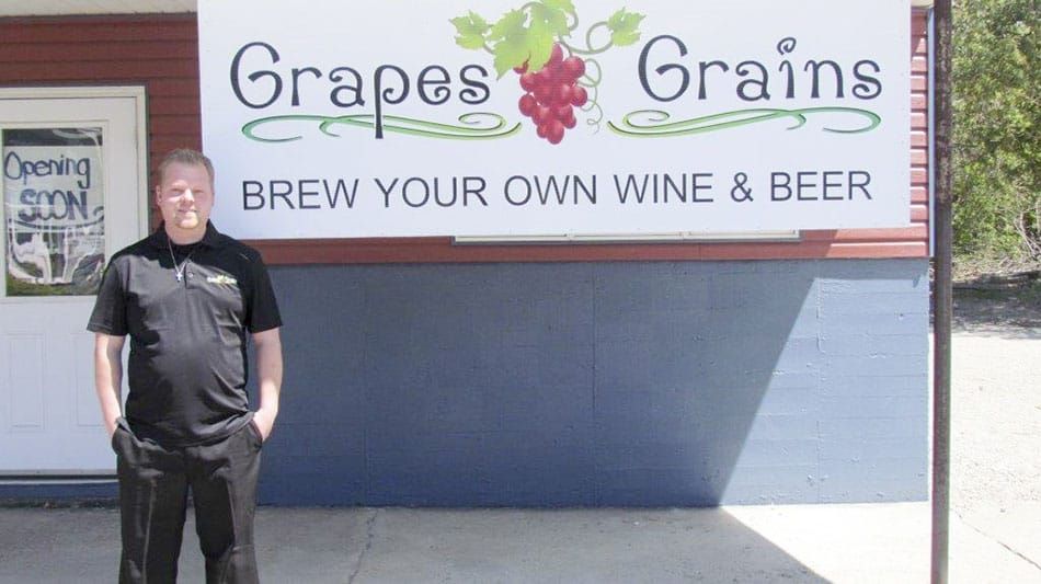 Grapes and Grains is open for all your wine and beer making pleasure