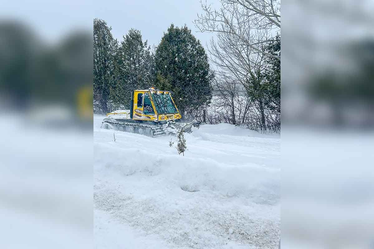 Island snowmobile trails are open!