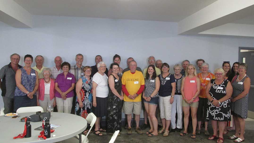 University of Guelph alumni congregate in Gore Bay