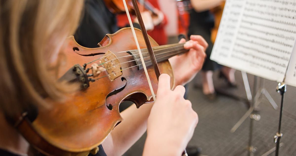 Volunteer musicians provide live music for MSS production