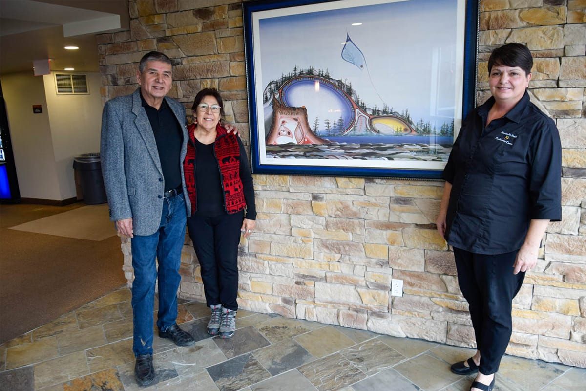 James Mishibinijima donates work to Manitoulin Hotel and Conference Centre