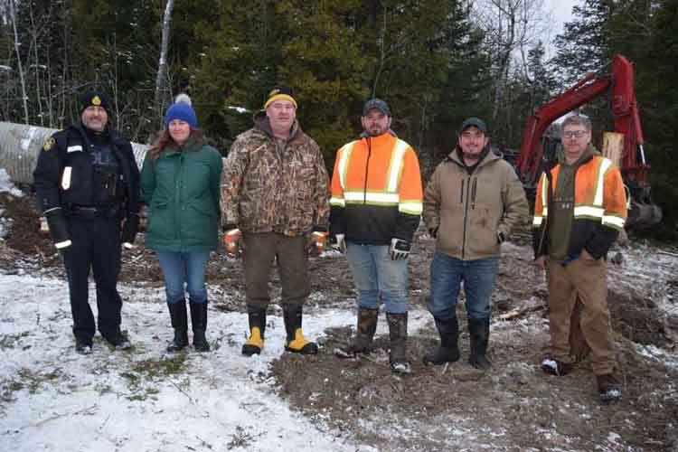 Snowdusters Snowmobile Club honours PC Marc Hovingh with namesake section of trail