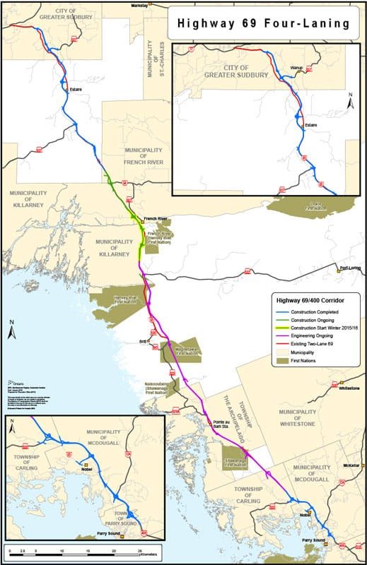 Feds commit $169.2 million to four laning Hwy 69