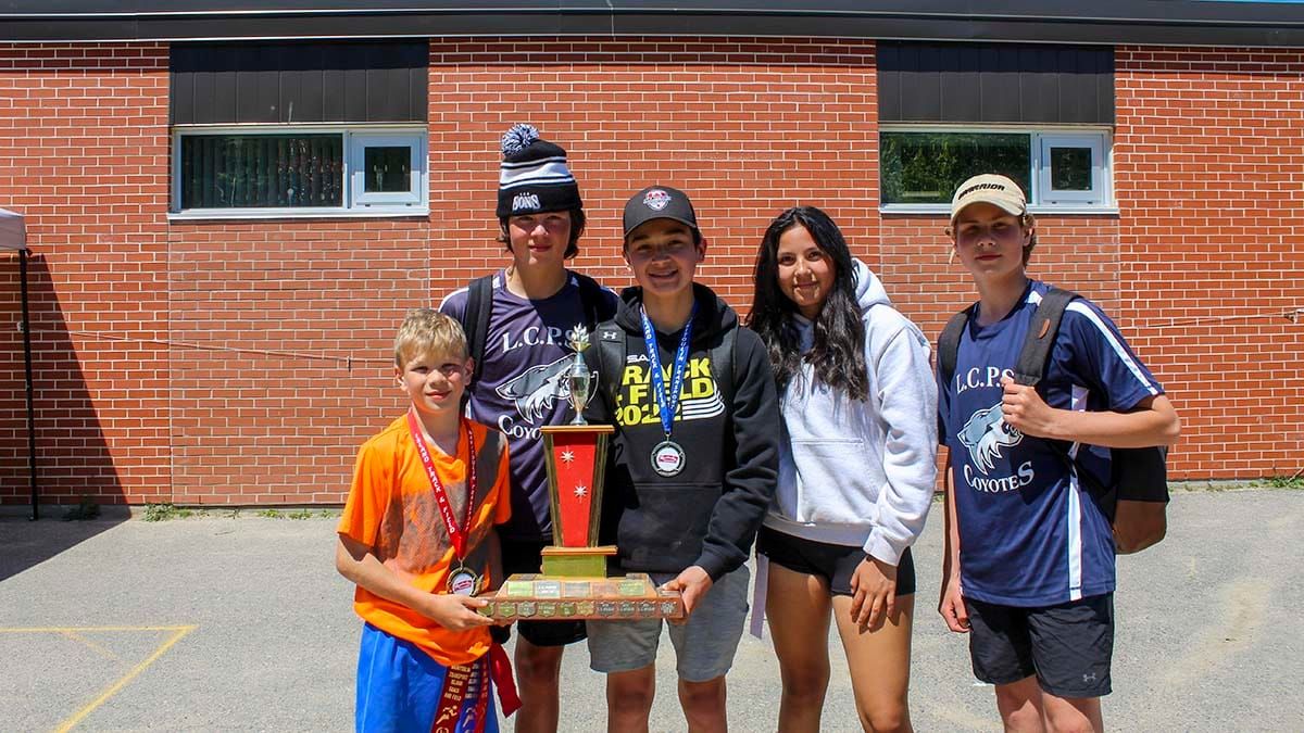 Little Current public school repeats as Island elementary school track and field champs!