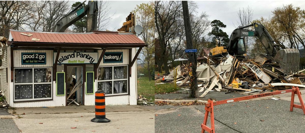 Historic Gore Bay building, ‘The Island Pantry,’ torn down