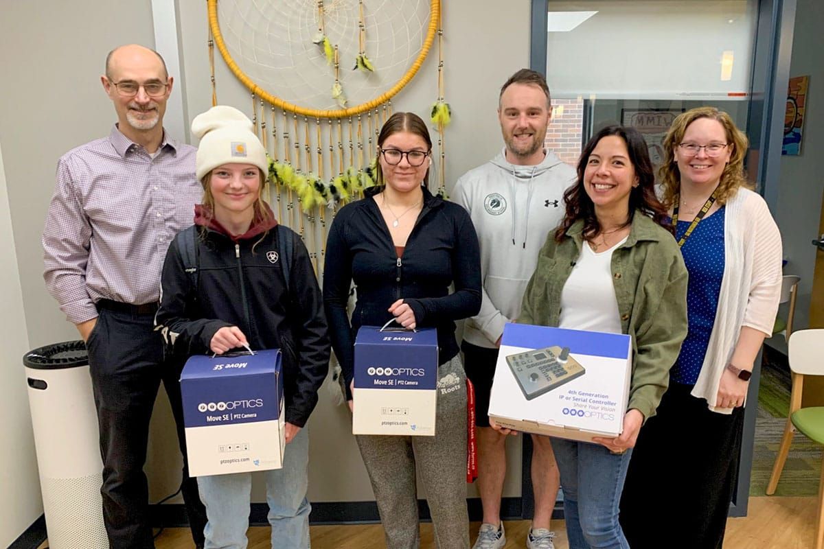 Little Current Curling Club donates new camera equipment to MSS